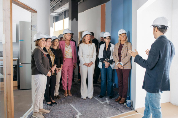 La alcaldesa de Castellón visita las obras del centro CRAPPS y participa en los actos por el Día Nacional del Daño Cerebral Adquirido