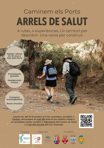 Castellfort acoge una de las cuatro rutas de Arrels de Salut para mayores de 55 años en la comarca de Els Ports