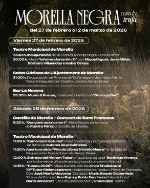 Morella Negra con la Trufa presenta una programaci�n intensa y una feria de la novela negra