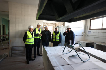 Las obras del IES Jaume I y CEE Hortolans avanzan conforme a los plazos en Burriana