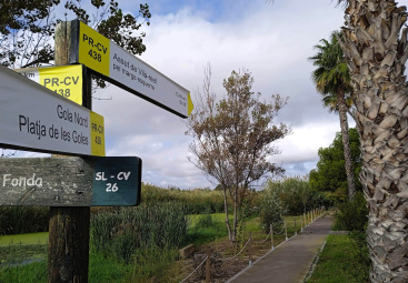 Almassora revalida el distintivo Sendero Azul para la Senda de la desembocadura del r�o Millars