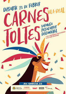 Vila-real celebra el Carnaval el 21 de febrero con pasacalle y discom�vil en la avenida Grecia