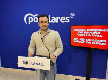 El PP acusa a Tania Ba�os de proteger a S�nchez y castigar a La Vall d'Uix� y exige el pago de 5,3 millones