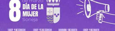 Soneja programa una amplia agenda por el 8M para visibilizar la igualdad