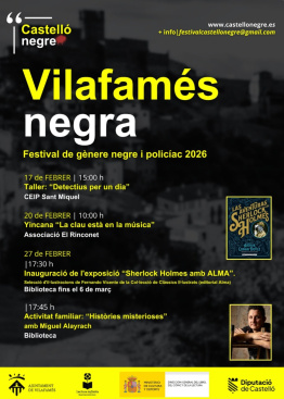 Vilafam�s arranca Vilafam�s Negra 2026 con talleres infantiles, gincana y exposiciones
