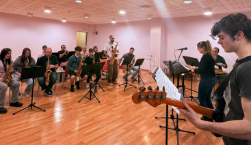 La Big Band y el Taller Coreogr�fico ultiman los ensayos para el Homenaje Po�tico a Laura, Reina Fallera de Burriana