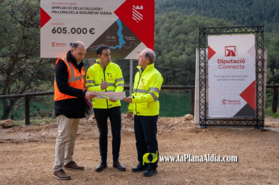 La Diputaci�n de Castell�n contin�a reforzando la red viaria provincial con una inversi�n de 605.000 euros para mejorar la CV-105 entre La S�nia y Torremir�