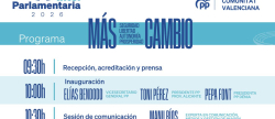 El PPCV celebra a Dénia aquest cap de setmana les Jornades Interparlamentàries sota el lema 'Més canvi'