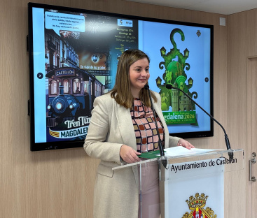 Castell�n presenta la promoci�n de la Magdalena con un tren que recorrer� las 19 Gaiatas como principal atractivo