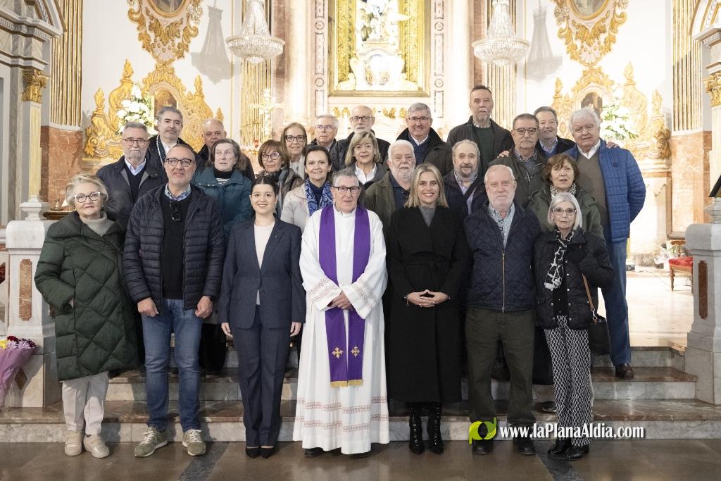 Marta Barrachina acompa�a al Colegio Apost�lico de Castell�n en la tradicional misa celebrada en el Camer�n de la Bas�lica del Lled�