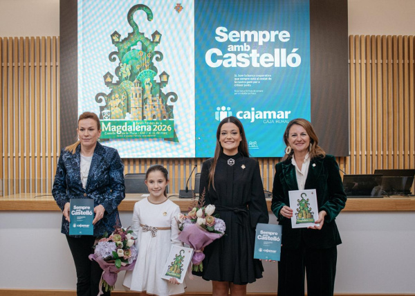 Bego�a Carrasco presenta el programa oficial de las Fiestas de la Magdalena 2026 en Cajamar