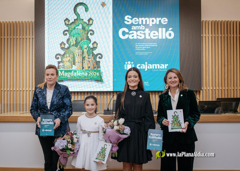 Bego�a Carrasco presenta el programa oficial de las Fiestas de la Magdalena 2026 en Cajamar