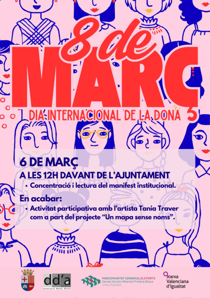 Ares celebra el D�a Internacional de la Mujer con lectura de manifiesto y actividad participativa