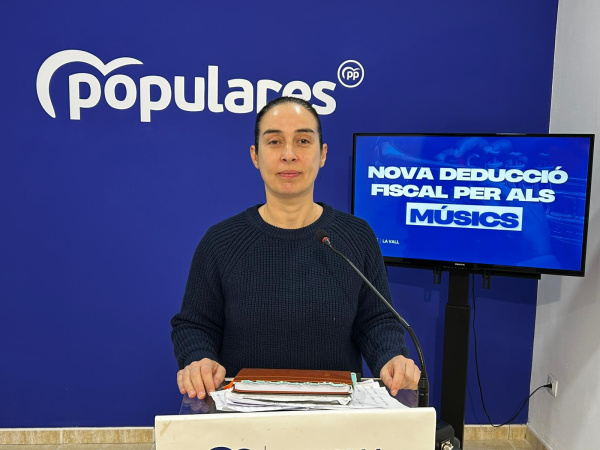 El PP de la Vall d'Uix� celebra ayudas fiscales para m�sicos con retroactividad desde 2025