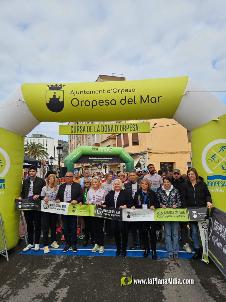 Oropesa del Mar celebra la XIII Cursa de la Dona d'Orpesa para conmemorar el D�a Internacional de la Mujer