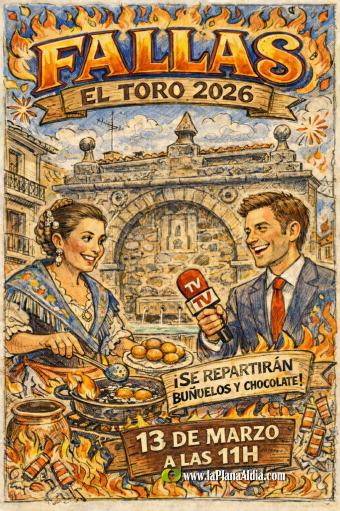 La Villa de El Toro planta la falla m�s alta de la Comunitat Valenciana