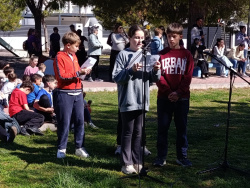 Almenara comemora el Dia Internacional de les Dones amb la lectura del manifest a la pla�a 8 de Mar�