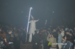 Castell? s'il?lumina amb l'Encesa de les Gaiates en una nit de llum i color