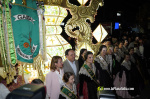 Castell? s'il?lumina amb l'Encesa de les Gaiates en una nit de llum i color