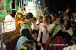 Castell? s'il?lumina amb l'Encesa de les Gaiates en una nit de llum i color