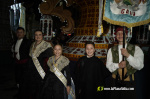 Castell? s'il?lumina amb l'Encesa de les Gaiates en una nit de llum i color