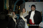 Castell? s'il?lumina amb l'Encesa de les Gaiates en una nit de llum i color