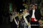 Castell? s'il?lumina amb l'Encesa de les Gaiates en una nit de llum i color