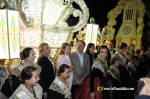 Castell? s'il?lumina amb l'Encesa de les Gaiates en una nit de llum i color