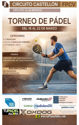 el-club-tu-padel-alcora-acoge-la-tercera-prueba-del-circuito-padel-castellon