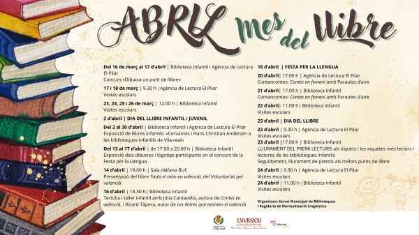 Vila-real impulsa la lectura y el valenciano con el Mes del Llibre