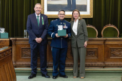 Castell� rendeix homenatge a les bandes participants en el Festival Internacional de M�sica de Festa, que obri la Magdalena al m�n