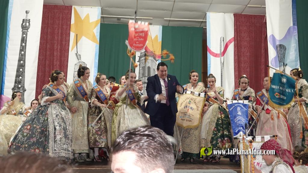 Burriana reparte premis a les Falles 2026: Pla?a Chicharro s'imposa en la categoria especial