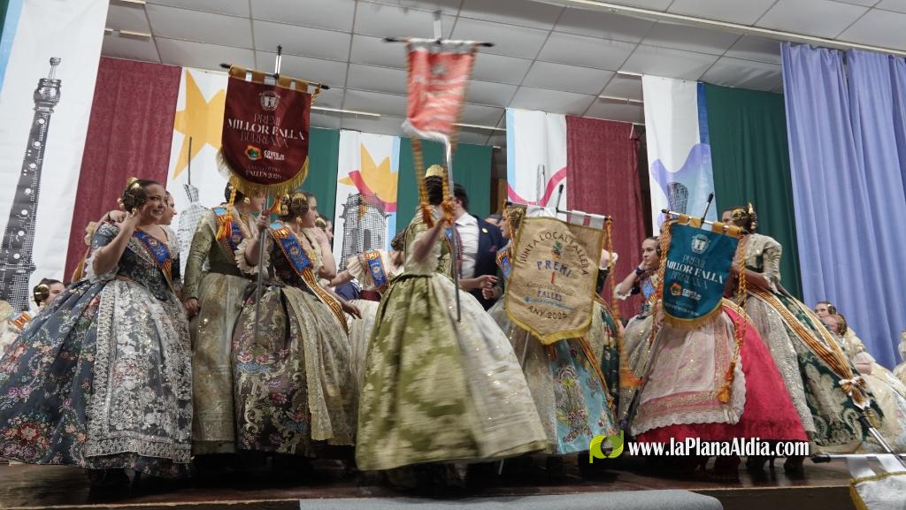 Burriana reparte premis a les Falles 2026: Pla?a Chicharro s'imposa en la categoria especial