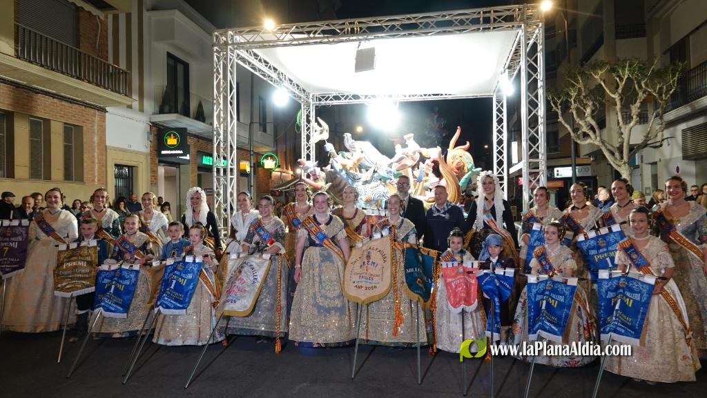 Burriana reparte premis a les Falles 2026: Pla?a Chicharro s'imposa en la categoria especial