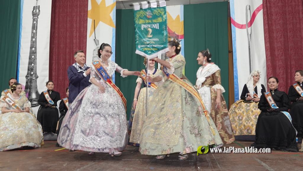 Burriana reparte premis a les Falles 2026: Pla?a Chicharro s'imposa en la categoria especial