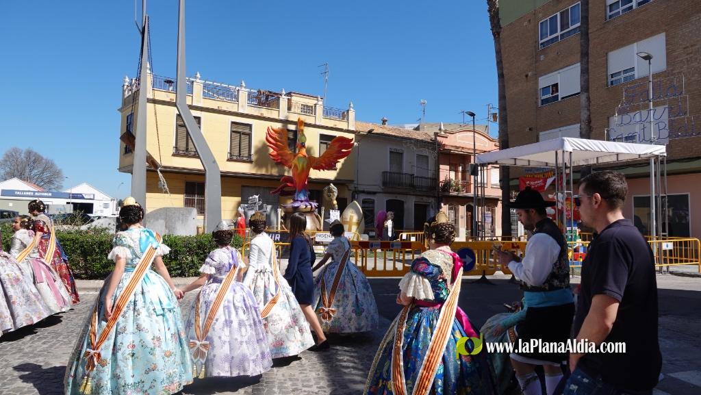 Les Reines Falleres de Burriana 2026 protagonitzen una intensa jornada de visita als monuments fallers