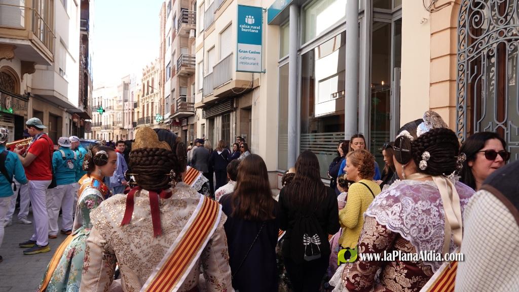 Les Reines Falleres de Burriana 2026 protagonitzen una intensa jornada de visita als monuments fallers