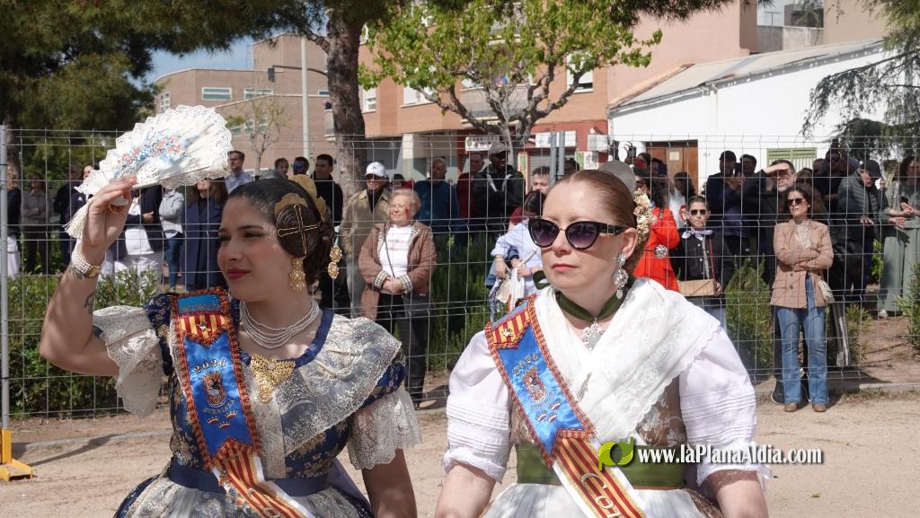  Les Reines Falleres completen la visita a tots els monuments dee Burriana