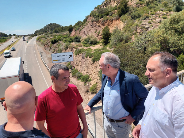 El PPCS exige eliminar el tramo negro de la N-340 en Almenara para salvar vidas