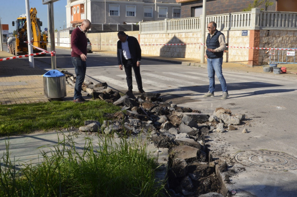 Moncofa mejora la captaci�n de pluviales para reducir inundaciones en la avenida Cient�fic Avel�l� Corma