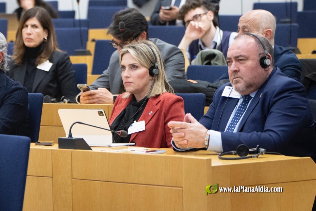 Marta Barrachina reafirma en el Parlamento Europeo su defensa a la cer�mica sin fisuras porque 
