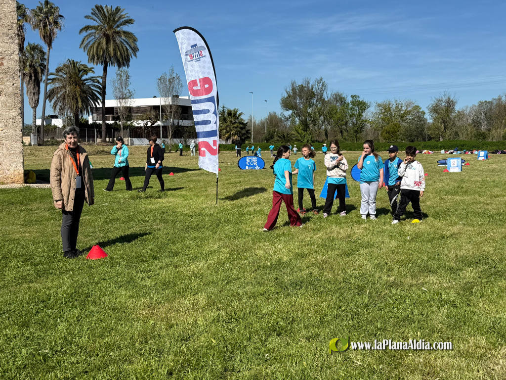 Borriana celebra el Dia de l'Esport amb una jornada intergeneracional al Paratge Natural Municipal del Clot de la Mare de D�u, celebrada avui 27 de mar� de 2026, organitzada pel CEIP Pare Vilallonga.