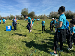 Borriana celebra el Dia de l'Esport amb una jornada intergeneracional al Paratge Natural Municipal del Clot de la Mare de D�u, celebrada avui 27 de mar� de 2026, organitzada pel CEIP Pare Vilallonga.