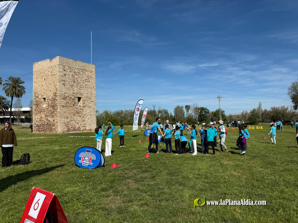 Borriana celebra el Dia de l'Esport amb una jornada intergeneracional al Paratge Natural Municipal del Clot de la Mare de D�u, celebrada avui 27 de mar� de 2026, organitzada pel CEIP Pare Vilallonga.