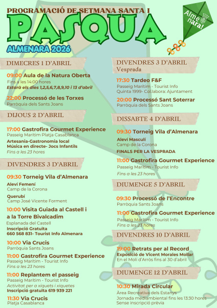 almenara-presenta-la-semana-santa-y-pascua-con-gastrofira-gourmet-experience-y-torneig-vila-d-almenara