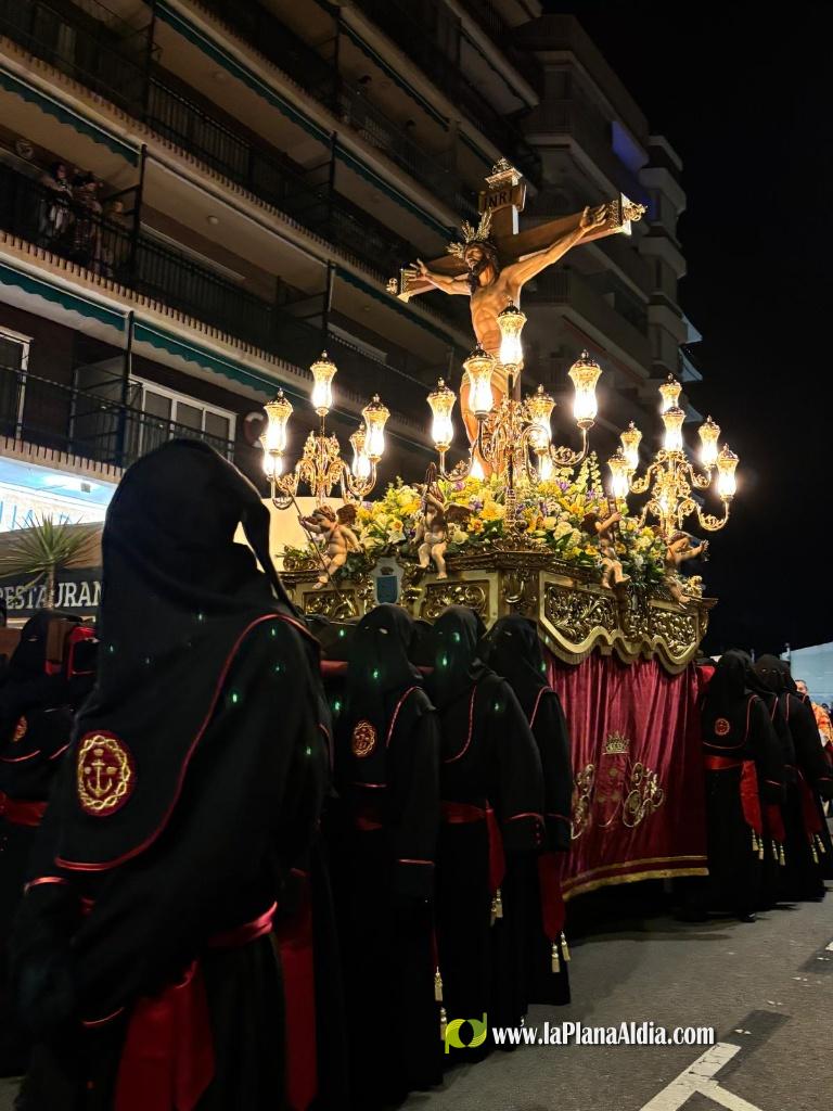 Borriana inicia les processons de Setmana Santa amb la Pujada al Tro del Crist del Mar