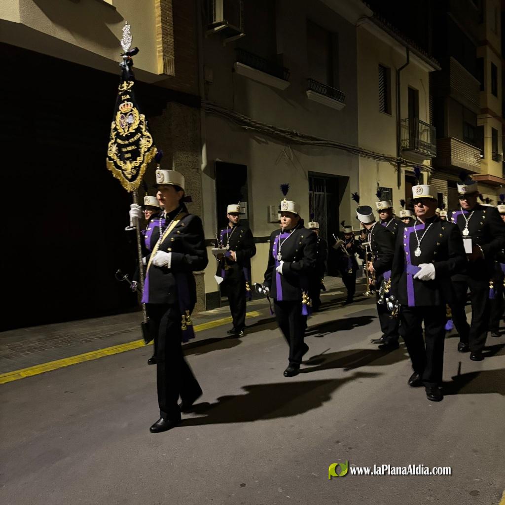 El pas de l'Ecce Homo desfila pels carrers de Borriana
