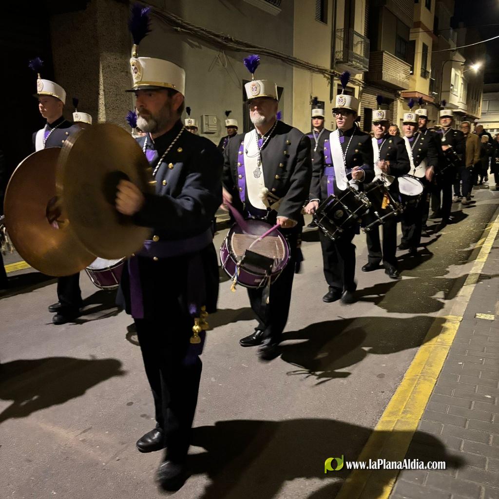 El pas de l'Ecce Homo desfila pels carrers de Borriana