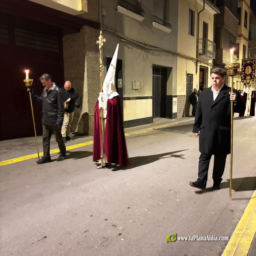 El pas de l'Ecce Homo desfila pels carrers de Borriana