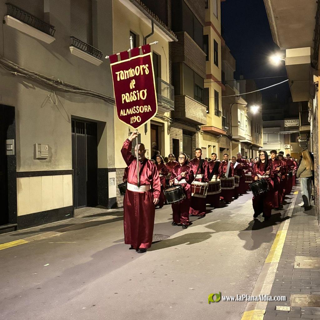 El pas de l'Ecce Homo desfila pels carrers de Borriana
